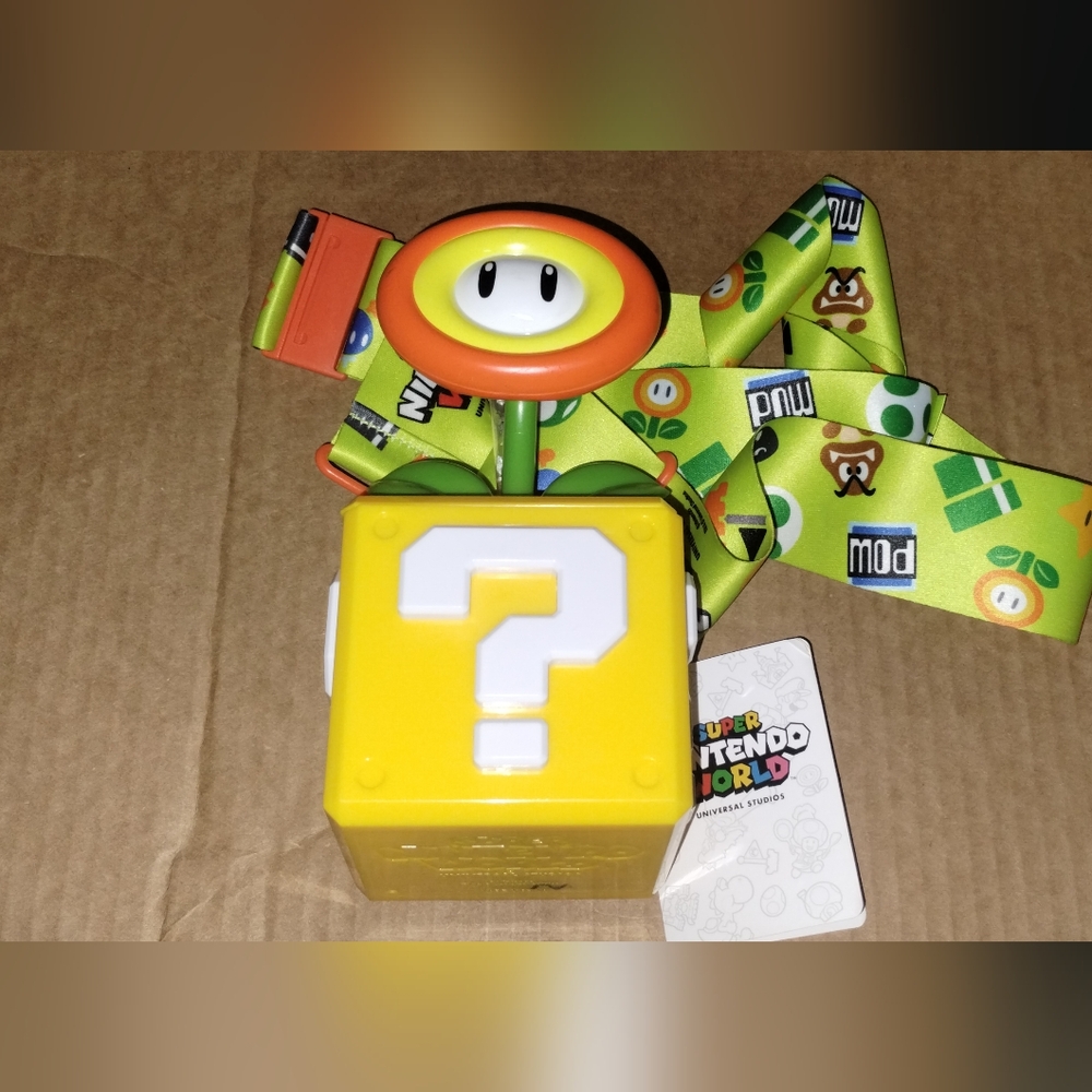 USJ Fire Flower drink bottle Super Nintendo World limited Super Mario Bros.
